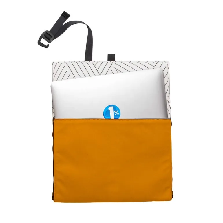Matelas à langer nomade Paquier Pouch V4 - MeroMero - Chai Tea/black