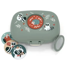 MB Gram - La boîte à goûter pour enfant par Monbento - Vert Raccoon