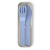 MB Pocket Color - Couverts biodégradables par Monbento - Bleu Infinity