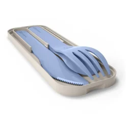 MB Pocket Color - Couverts biodégradables par Monbento - Bleu Infinity