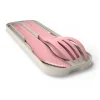 MB Pocket Color - Couverts biodégradables par Monbento - Rose Blush