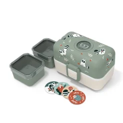 MB Tresor - Bento enfant par Monbento - Vert Raccoon