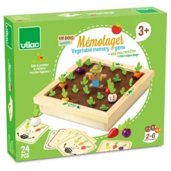 Memotager Vilac : Jeu de mémo en bois