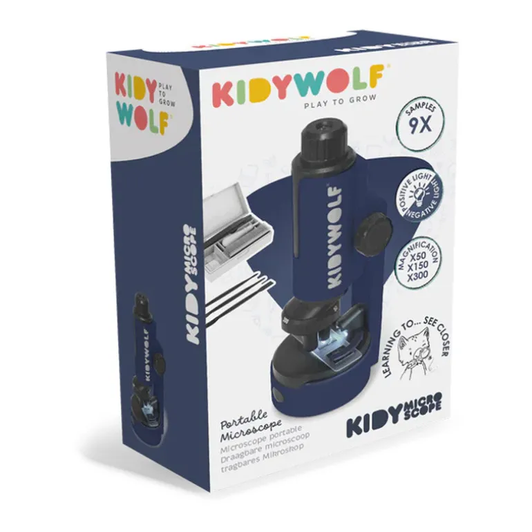 Microscope enfant - Kidymicroscope - Kidywolf - Bleu