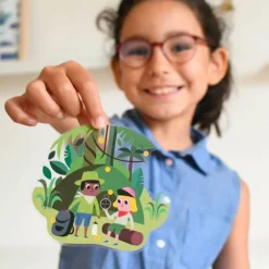 Mini Poster + 30 gommettes - La Jungle - Poppik
