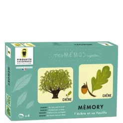 Mémo nature - L'arbre et sa feuille - Pirouette Cacahouète
