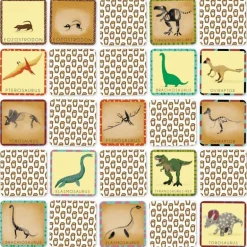 Mémo nature - Le dino et son squelette - Pirouette Cacahouète