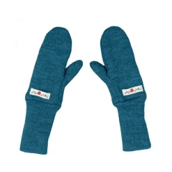 Moufles bébé en laine mérinos 0-9 mois - ManyMonths - Seabreeze Teal