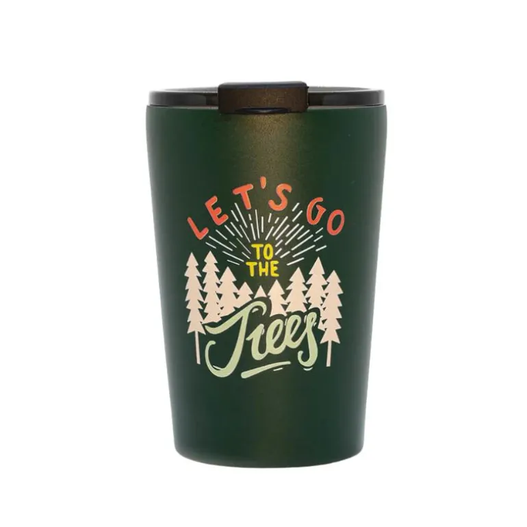Mug isotherme Inox Let's go to the trees - Roadtyping