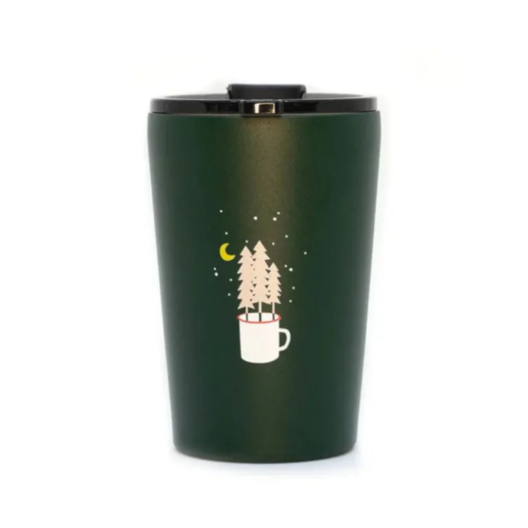 Mug isotherme Inox Let's go to the trees - Roadtyping