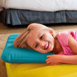 Oreiller gonflable enfant - Intex - Bleu