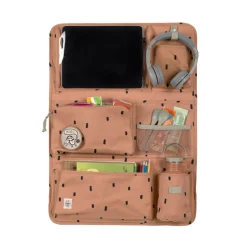 Organisateur de voiture enfant - Lassig - Happy Prints caramel