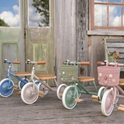 Panier vélo enfant Pin & Ride - Banwood - Dustyrose