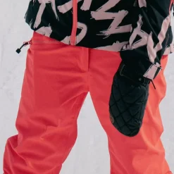 Pantalon de ski enfant Bardo - Watts - Pink Fluo