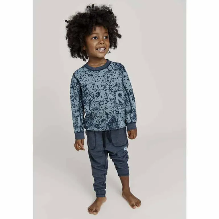 Pantalon en laine merinos Vilaus - Reima - Navy