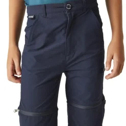 Pantalon short de randonnée enfant Highton - Regatta - Navy
