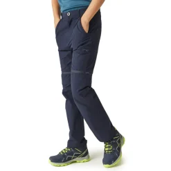 Pantalon short de randonnée enfant Highton - Regatta - Navy