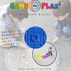 Parcours à billes - Game Plak - Cosmos Bleue