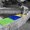 Parcours à billes - Game Plak - Laby Jaune