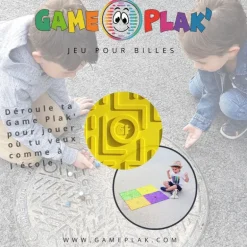 Parcours à billes - Game Plak - Laby Jaune