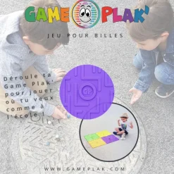 Parcours à billes - Game Plak - Laby Violette