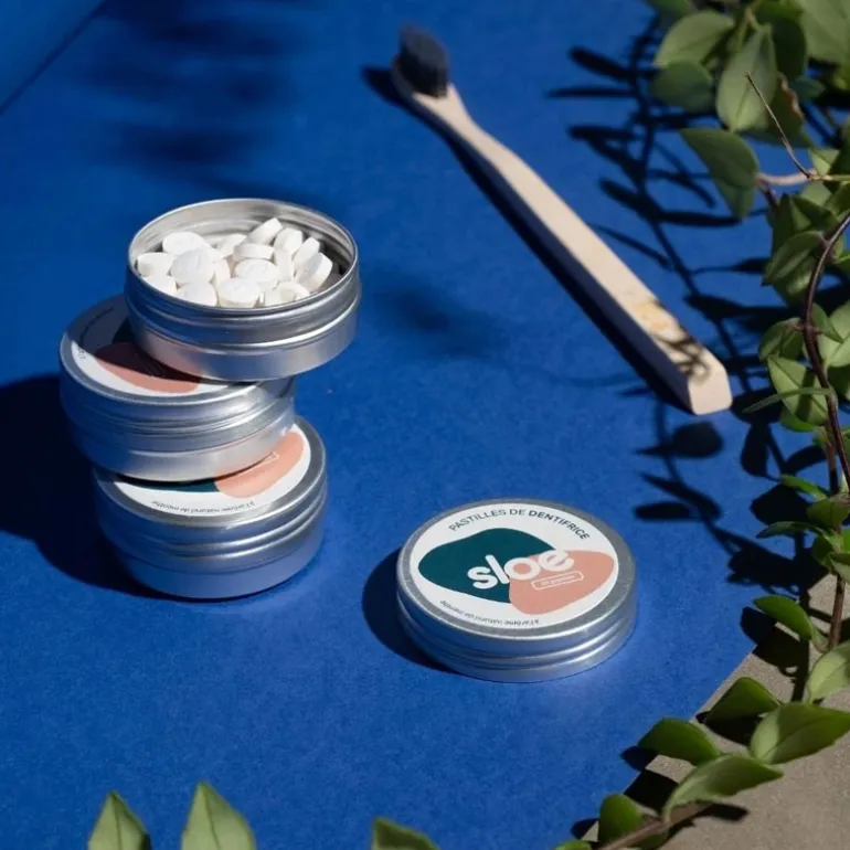 Pastilles de dentifrice bio - Sloe - Fraise