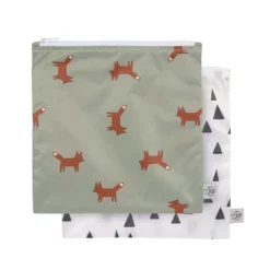 Poche à goûter étanche et réutilisable - Lassig - Forest Renard