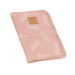 Pochette de change bébé - Lassig - Rayure Rose