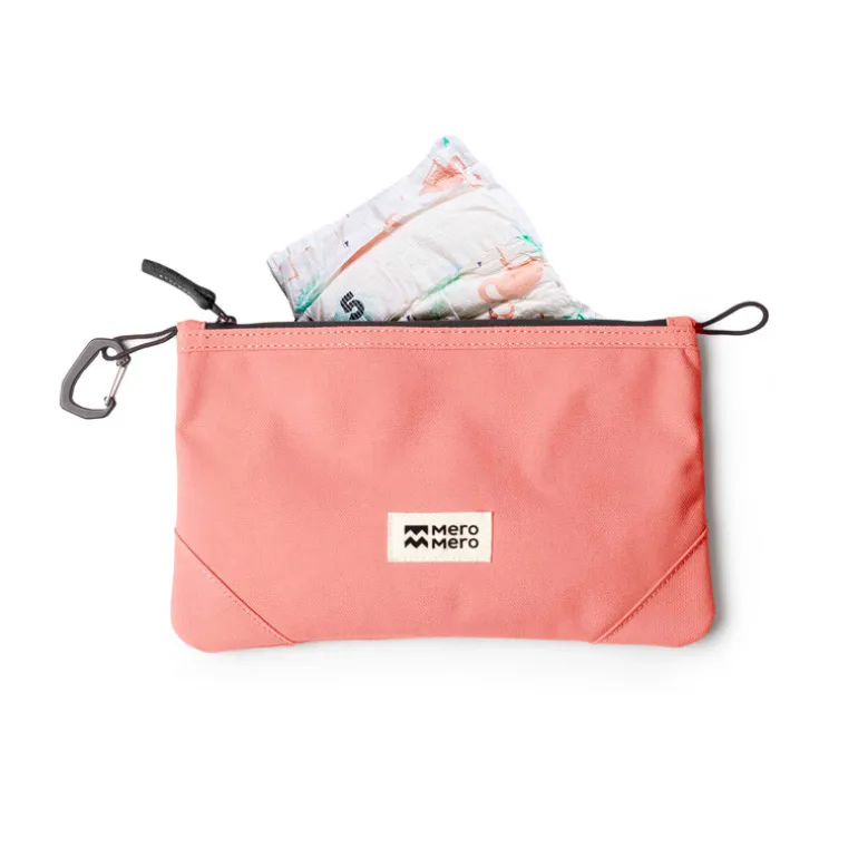 Pochette de change - Stuff Pouch - MeroMero - Blosson Pink / Black