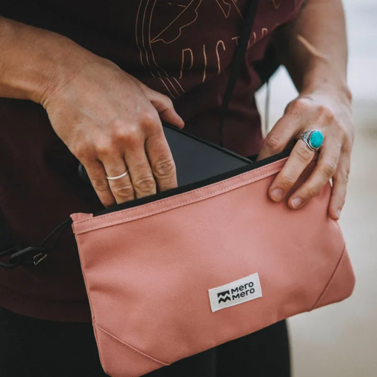 Pochette de change - Stuff Pouch - MeroMero - Blosson Pink / Black