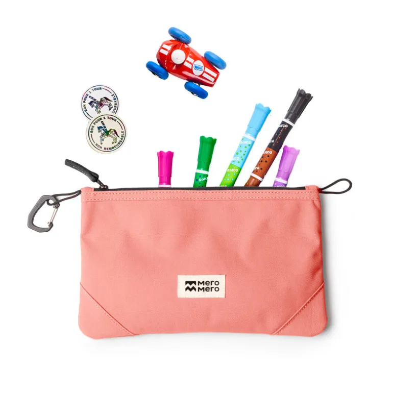 Pochette de change - Stuff Pouch - MeroMero - Blosson Pink / Black