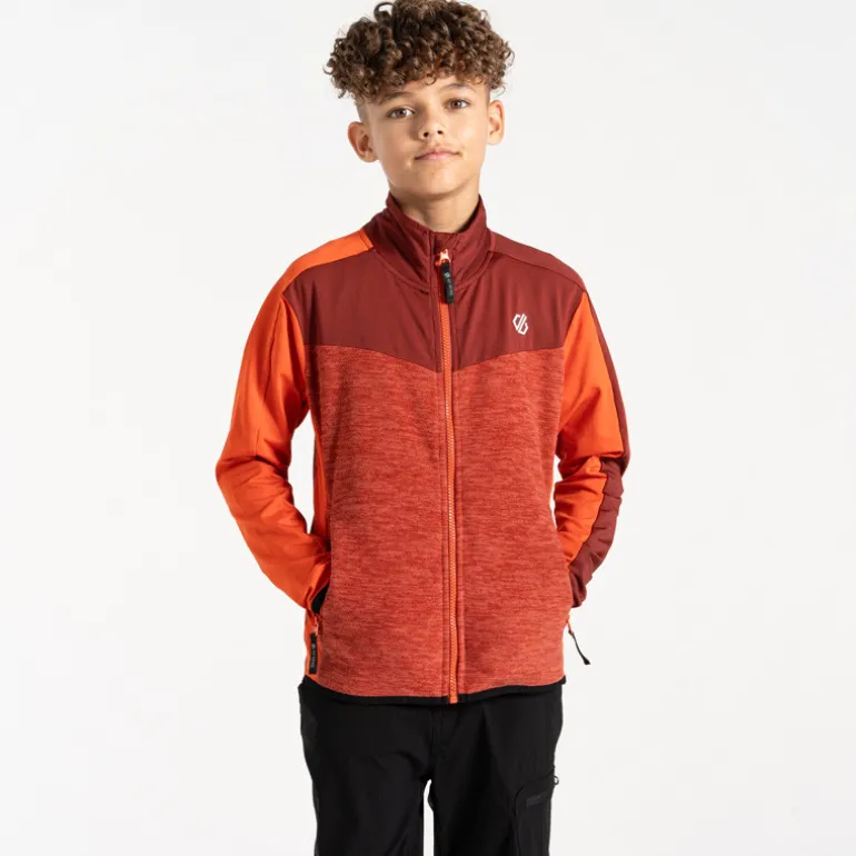 Polaire enfant recyclée - Emergent Core Stretch - Dare2B - SyrhRd/Cinnamon