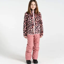 Polaire enfant Zesty - Dare2B - Dusty Rose / Léopard Print
