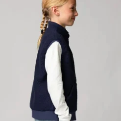 Polaire sans manche enfant - Ducksday - Dark Blue / Red