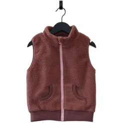 Polaire sans manche enfant - Ducksday - Dark Rose / Pink