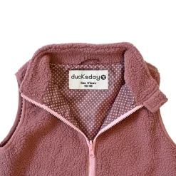Polaire sans manche enfant - Ducksday - Dark Rose / Pink