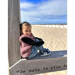Polaire sans manche enfant - Ducksday - Dark Rose / Pink