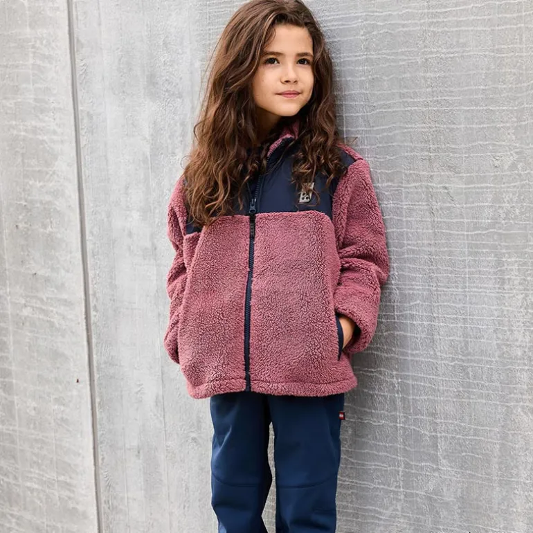 Polaire Sherpa Lego - LWSCOUT 619 - Light Bordeaux