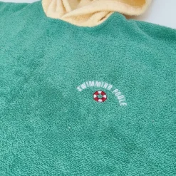 Poncho de bain Poule Party - Menthe Citron