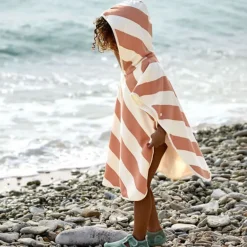 Poncho microfibres bébé - Lassig - Terre/sel marin