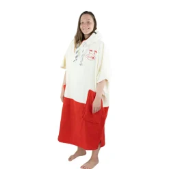 Poncho surf Adulte - All-in - Welcome Red