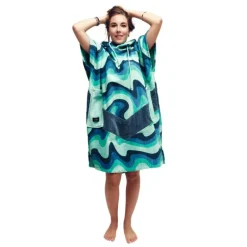 Poncho surf enfant - 6 à 9 ans - All-in - Berlin Blue