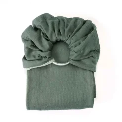 Porte bébé Sling Sergé Brisé - Néobulle - Eucalyptus