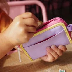 Portefeuille Hello Hossy - Mini Mauve
