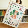 Poster Discovery Poppik et 44 stickers - La Forêt
