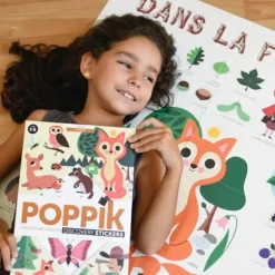 Poster Discovery Poppik et 44 stickers - La Forêt