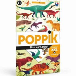 Poster Discovery Poppik et 32 stickers - Dinosaures