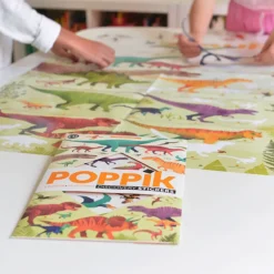 Poster Discovery Poppik et 32 stickers - Dinosaures