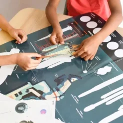 Poster Discovery Poppik et 49 stickers - Astronomie