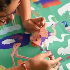 Poster Discovery Poppik et 45 stickers - Les Oiseaux